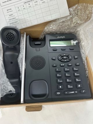 Teléfono AVAYA E129 - Negro