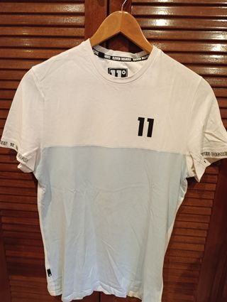 Camiseta Eleven Degrees XS - Azul/Blanca