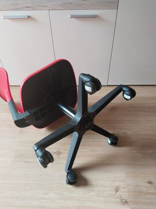 Silla escritorio giratoria roja