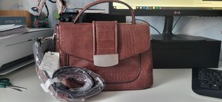 Bolso PARFOIS marrón - bandolera