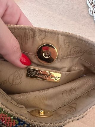 Bolso vintage Whiting & Davis de malla metálica es