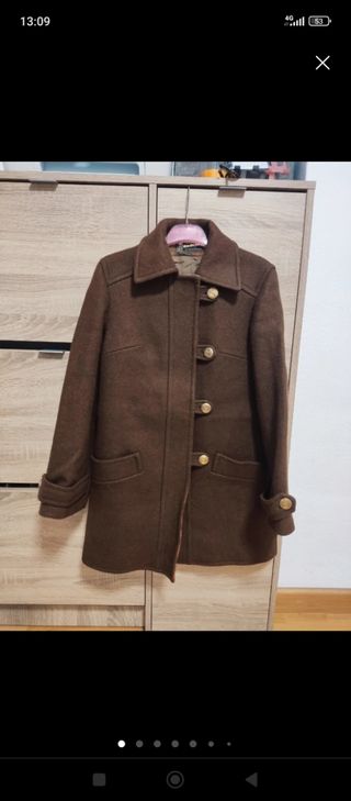 Abrigo marrón talla S. OFERTAAAA