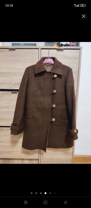 Abrigo marrón talla S. OFERTAAAA