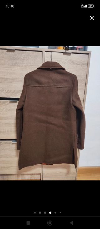 Abrigo marrón talla S. OFERTAAAA