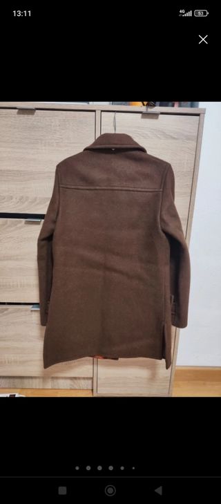Abrigo marrón talla S. OFERTAAAA