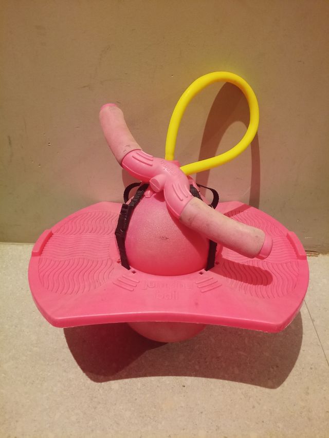 Palla saltare manico corda infantile