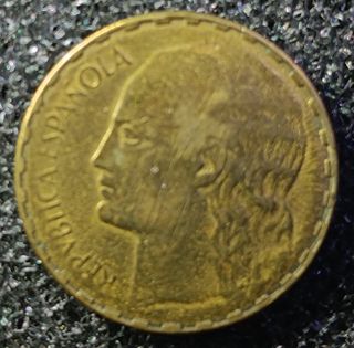 Moneda 1 Peseta España 1937