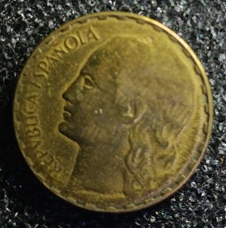 Moneda 1 Peseta España 1937