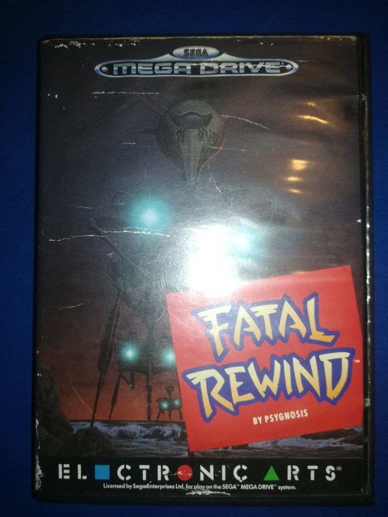 Imagen de Fatal Rewind Megadrive PAL España con manual.