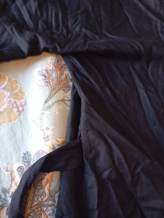 Vestido Kimono Negro-rojo