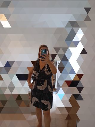 Vestido estampado - Talla 44