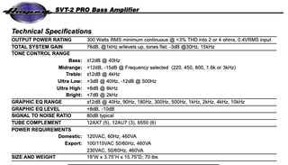 Amplificador Ampeg SVT-2 PRO