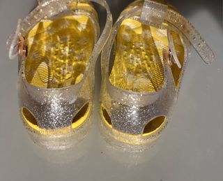 Sandali Jelly glitter bimba
