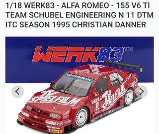 Chiedere la disponibilità Alfa Romeo 155 DTM  1:18