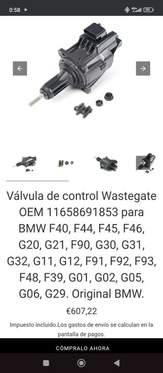 Válvula Wastegate BMW original