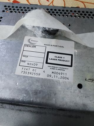 Radio CD Blaupunkt Fiat Stilo