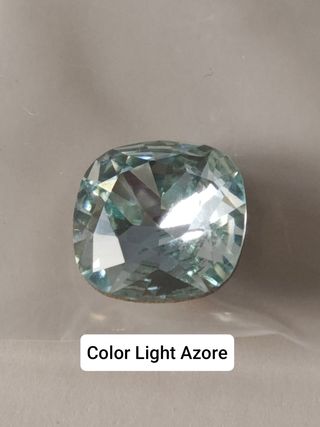 Pendientes plata y cristal austriaco 12 mm Color 1