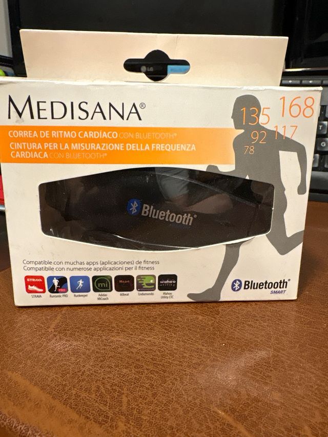 sensor de ritmo cardiaco Bluetooth