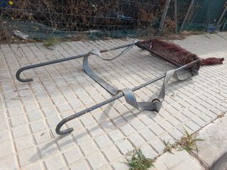 Rastrillo artesanal para pesca