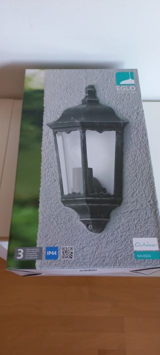 Farol exterior EGLO gris 3 unidades. Precio unidad