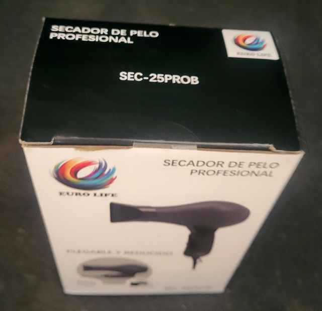 Secador Pelo Profesional Euro Life SEC-25PROB
