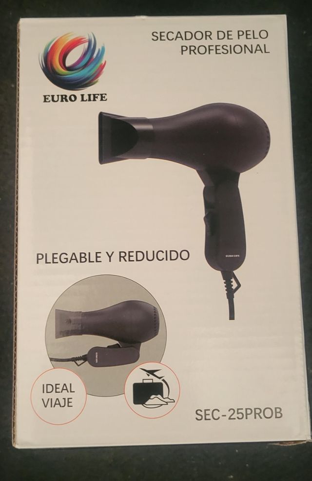 Secador Pelo Profesional Euro Life SEC-25PROB