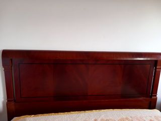 Cabecero y mesitas noche madera maciza + mueble