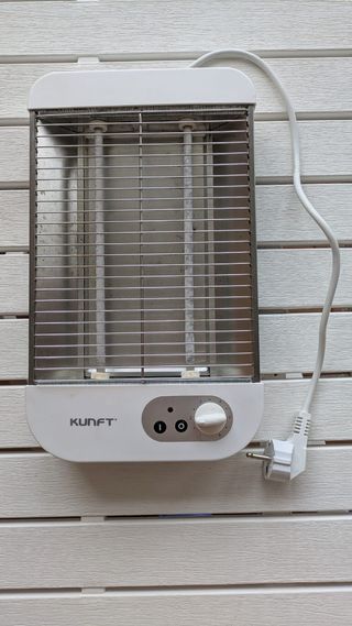 Tostador plano blanco eléctrico Kunft