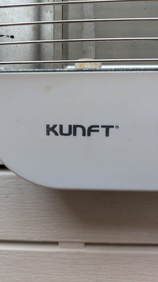 Tostador plano blanco eléctrico Kunft