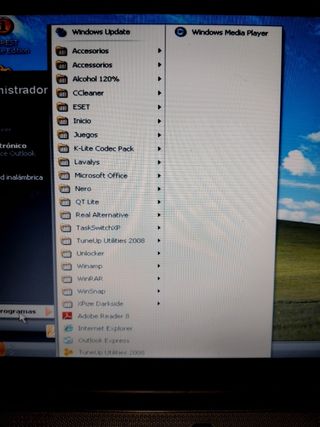 Portátil HP Presario C700 - Windows XP