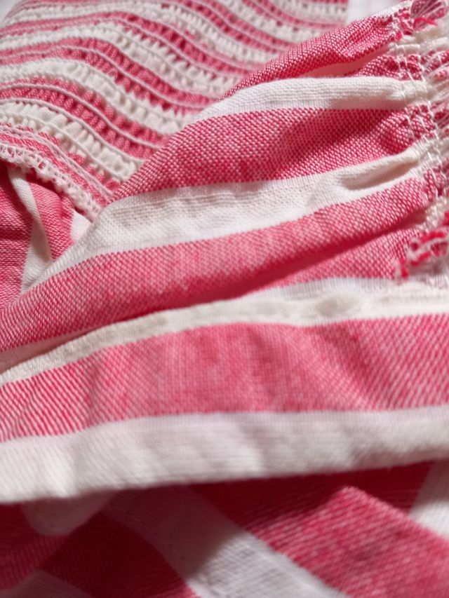 Vestido rayas niña - MNG 8/10