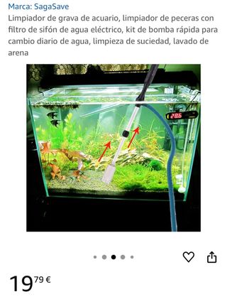 Aspirador de grava acuario