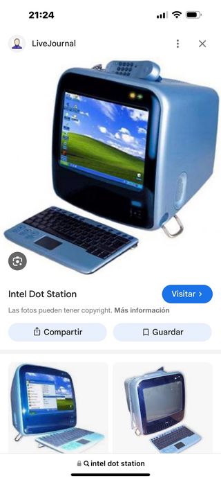 Intel Dot Station - PC azul