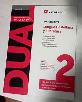 DUAL LENGUA Y LITERATURA 2 BACH(DIGITAL+LIBRO+ACT)