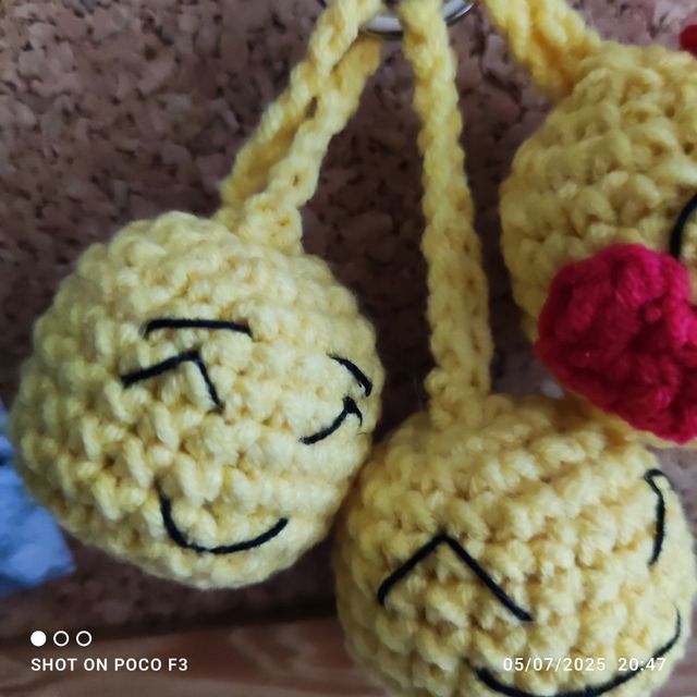 Llavero Amigurumi Emoji (3)