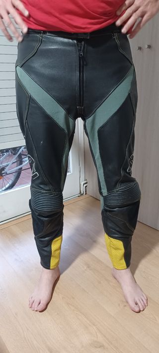 Pantalones moto piel Shoei