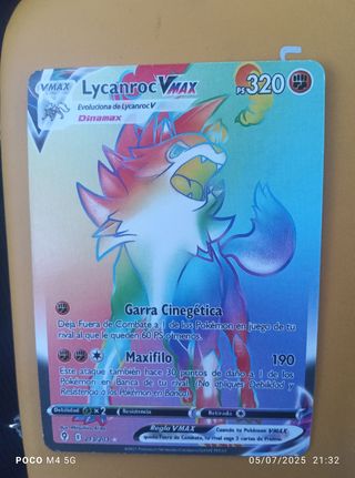 LycanrocVMAX Pokémon Carta