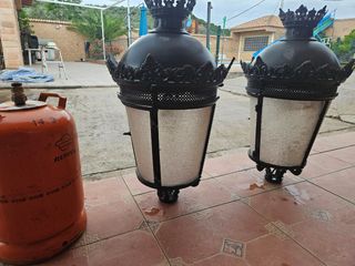 2 Faroles/Lámparas antiguos