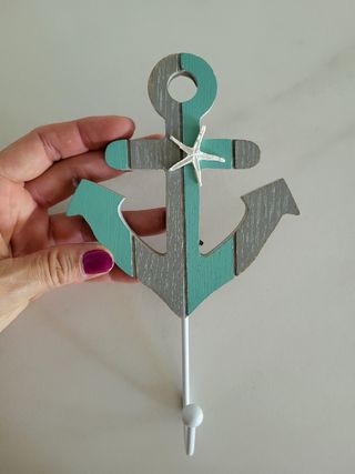 Colgadores marinos: Ancla y velero