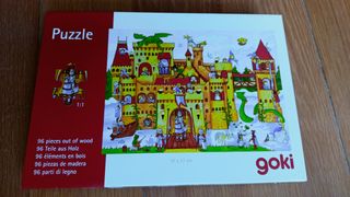 Puzzle de madera: castillo medieval