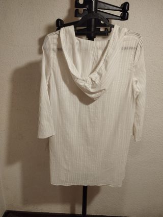 Blusa ibicenca blanca Dotti
