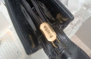 Furla - Borsa nera in vernice nera