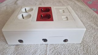 Caja Simon 2 enchufes + RJ45