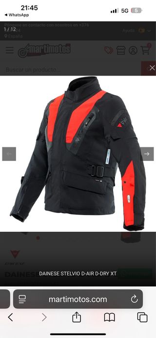 Chaqueta Dainese Stelvio D-Air 54