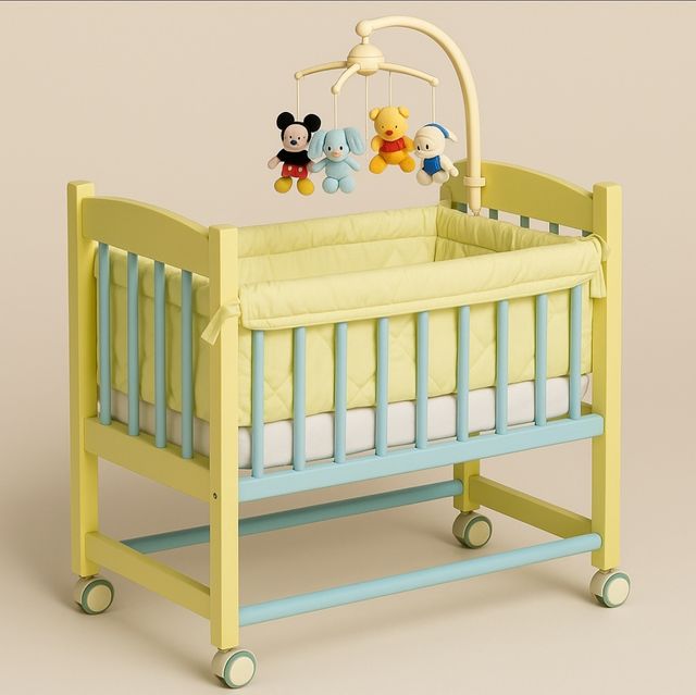 Mini cuna + móvil musical Disney.