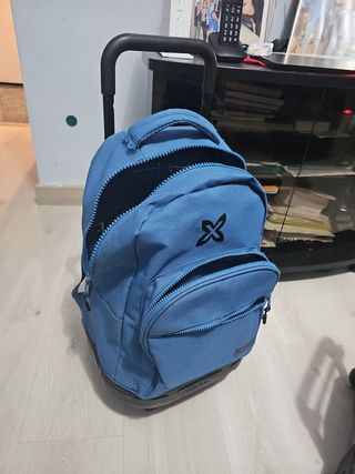 Mochila Munich azul con ruedas
