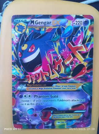 Mega Gengar EX - Carta Pokemon