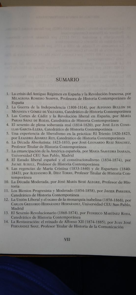 ARIEL PAREDES HISTORIA CONTEMPORÁNEA ESPAÑA Y UNIV