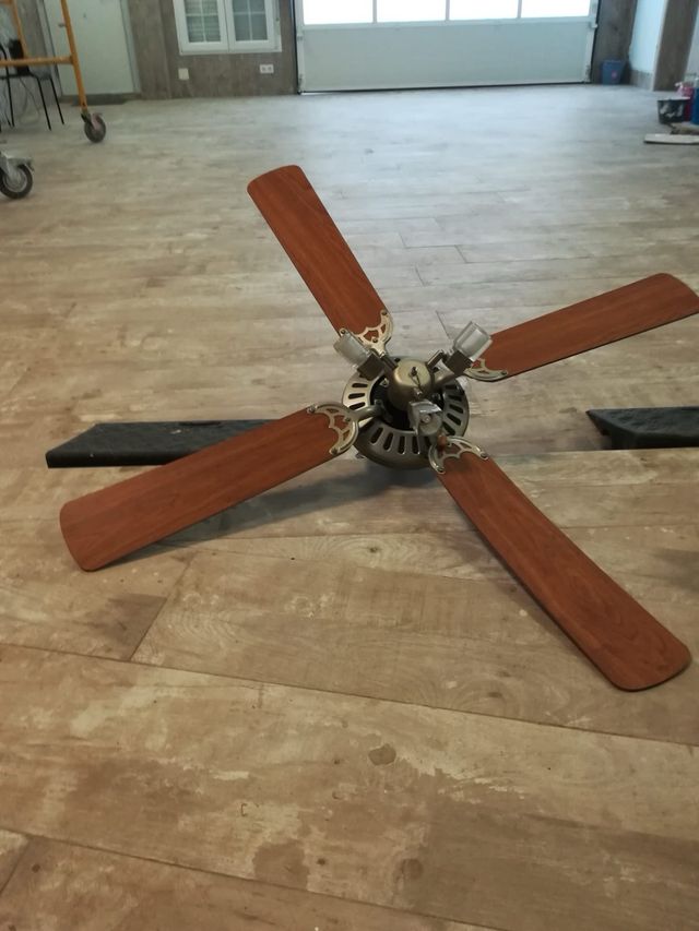 Ventiladores techo madera 2uds.