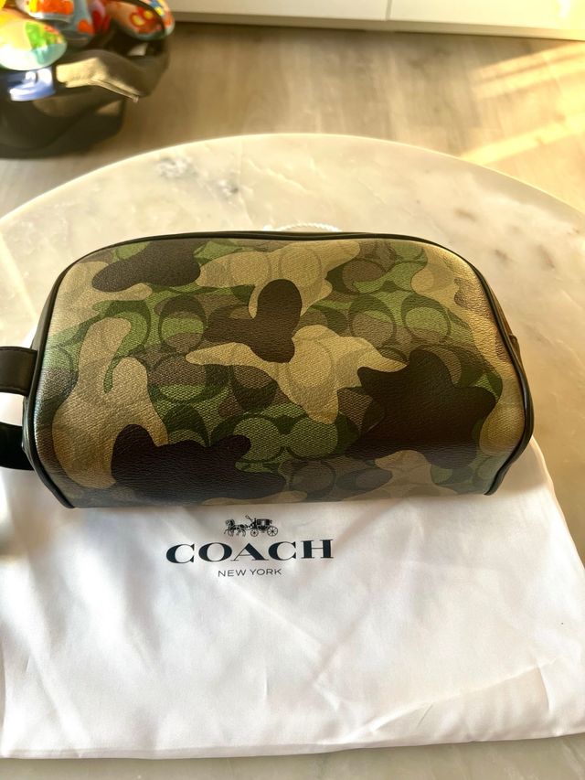 Neceser COACH original camuflaje